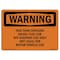 Signmission OSHA Warning Sign, 3.5" Height, 5" Width, This Tank Contains Diesel Fuel For Off-Highway, Landscape OS-WS-D-35-L-12431 - alternate 1